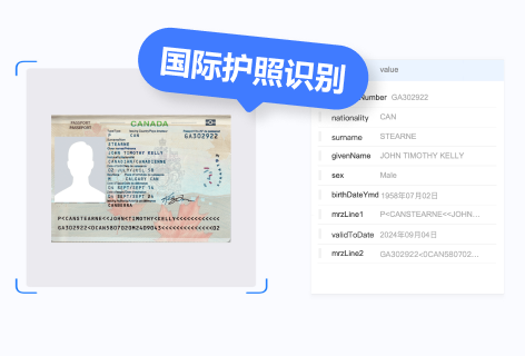 国际护照识别