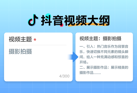 抖音视频大纲